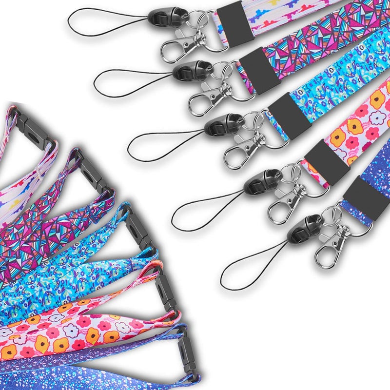 YOUOWO 5 Pack Cute Breakaway Lanyards for Women & Kids - ID Badge & Card Holders, Wide 0.79 inches (2cm) - Image 4